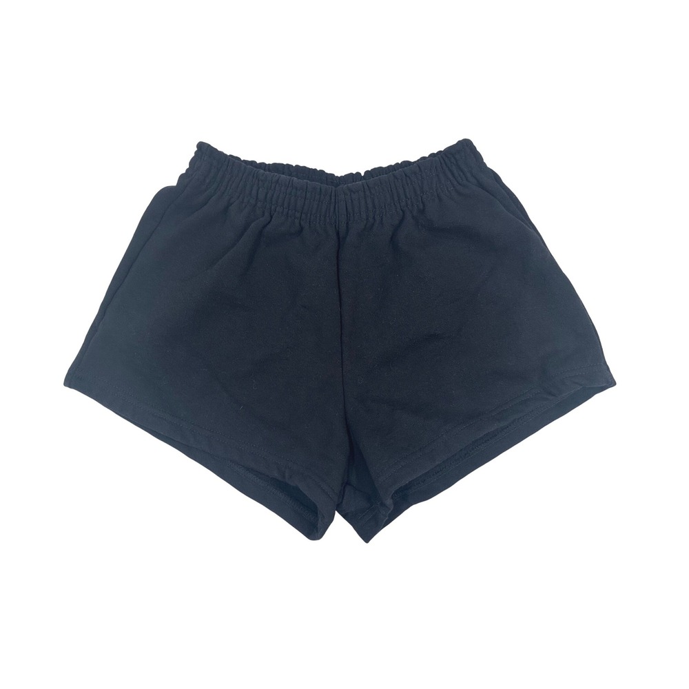 Los Angeles Apparel HF02 Heavy Fleece Shorts Black Womens Size Medium